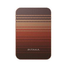 Внешний аккумулятор (павербанк) Pitaka Aramid Fiber Magnetic Power Bank Qi2 5 000mAh Sunset (PBQ2402)