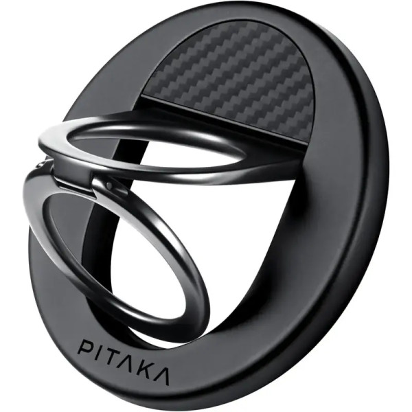 Магнитное кольцо-держатель Pitaka MagEZ 3 Twill 600D Black/Grey (MGB2402)