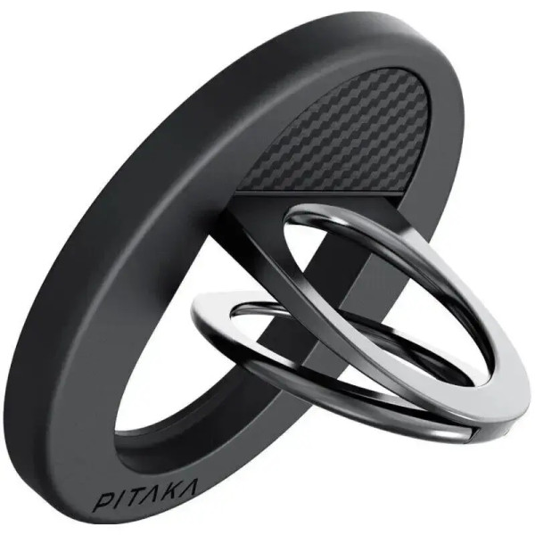 Магнитное кольцо-держатель Pitaka MagEZ 3 Twill 600D Black/Grey (MGB2402)