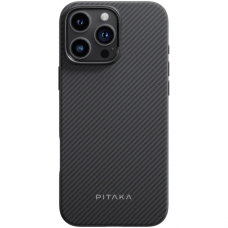 Чехол для смартфона Pitaka Military-Grade Protective Case Classic Twill 600D Black/Grey for iPhone 16 Pro Max (KI1601PMPA)
