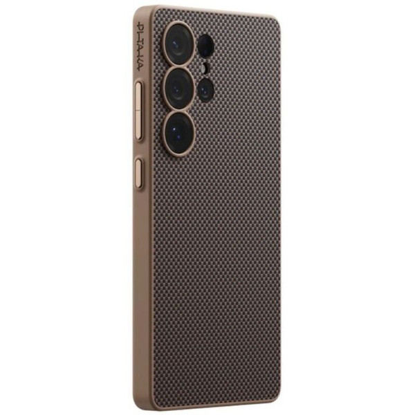 Чехол Pitaka PinButton Case Plain 600D Black/Gold for Samsung Galaxy S25 Ultra (PBS2502U)