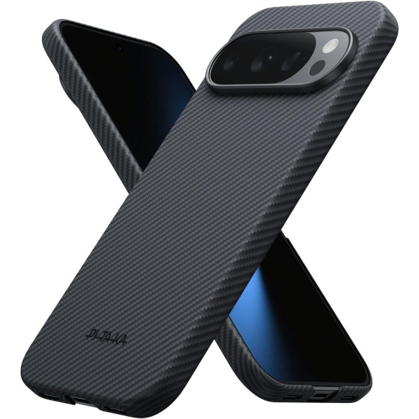 Чехол для смартфона Pitaka Ultra-Slim Case Classic Twill 600D Black/Grey for Google Pixel 10/10 Pro (GPB2501)