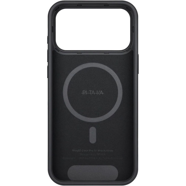 Чехол для смартфона Pitaka Aramid UltraGuard Twill Black/Grey for iPhone 17 Pro (KI1701PB)