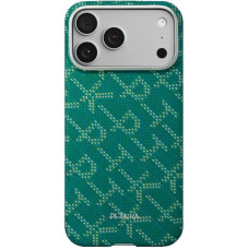 Чехол для смартфона Pitaka Ultra-Slim Case Monogram Green/Gold for iPhone 17 Pro (KI1701PTK)