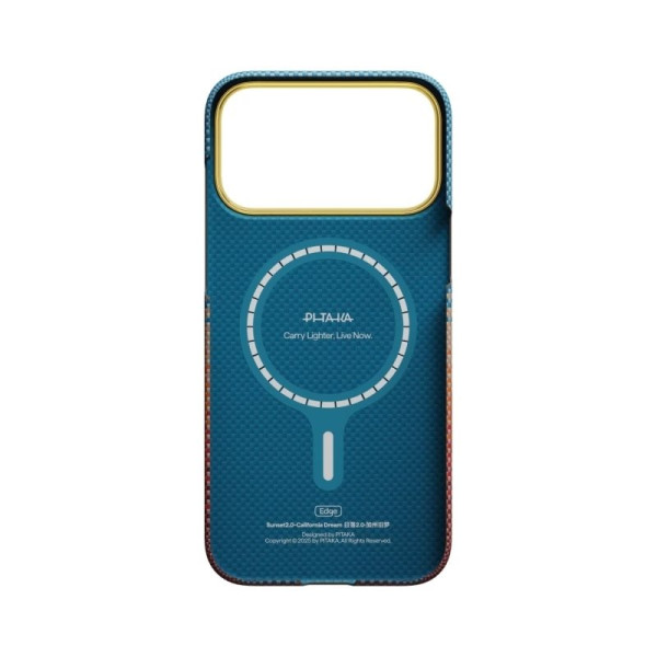Чохол для смартфона Pitaka Edge Ultra-Slim Case California Dream-01 for iPhone 17 Pro (SCD1701P)