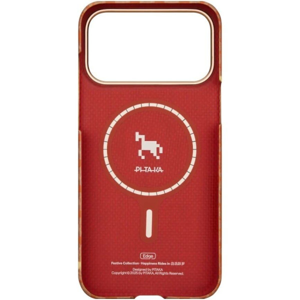 Чохол для смартфона Pitaka Edge Ultra-Slim Happiness Rides Amber for iPhone 17 Pro Max (HR1701PM)