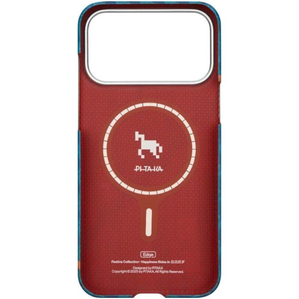 Чохол для смартфона Pitaka Edge Ultra-Slim Case Happiness Rides Indigo for iPhone 17 Pro Max (HR1702PM)