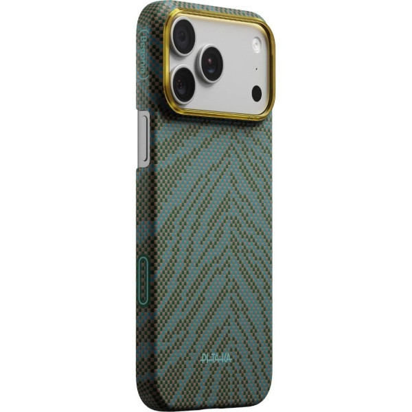 Чохол для смартфона Pitaka Edge Ultra-Slim Case Breath of Veins Dive Green for iPhone 17 Pro (BV1703P)