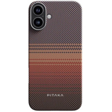 Чехол-накладка Pitaka Tactile Woven Case Sunset for iPhone 16 (KI1601U)