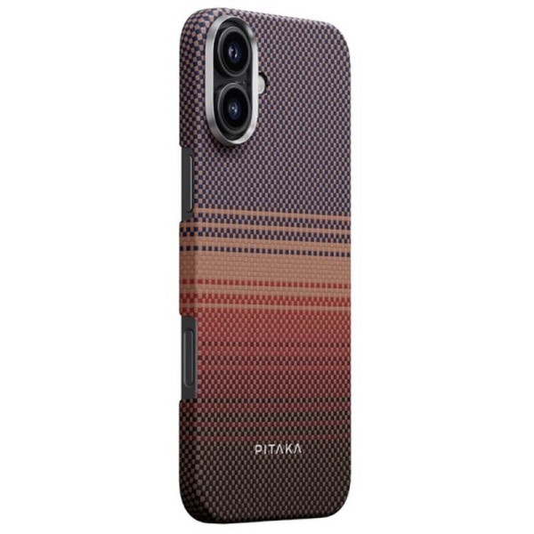 Чехол-накладка Pitaka Tactile Woven Case Sunset for iPhone 16 (KI1601U)