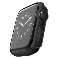 Чехол накладка Pitaka Air Case for Apple Watch 44mm, Black/Grey (KW1002A)