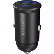 Автомобильное зарядное устройство для Proove Tiny Power Pro 65W USB + Type-C, Black