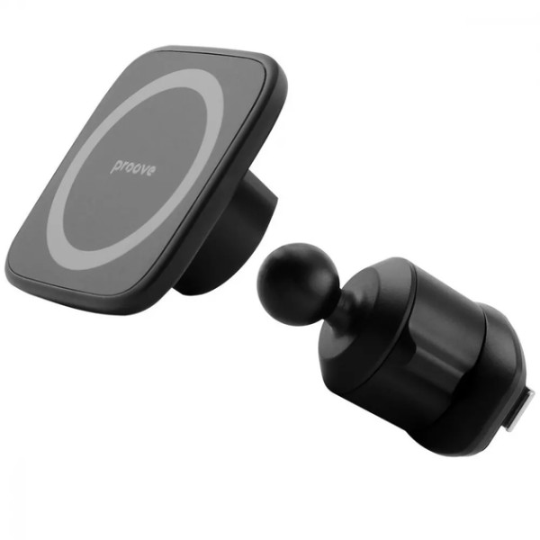 Автодержатель для телефона Proove Block Magnetic Air Outlet Car Mount Magnetic Ring, Black (CHMA00000001)