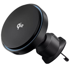 Автодержатель Proove Light Circle Qi2 15W, Black (WHLC15010002)