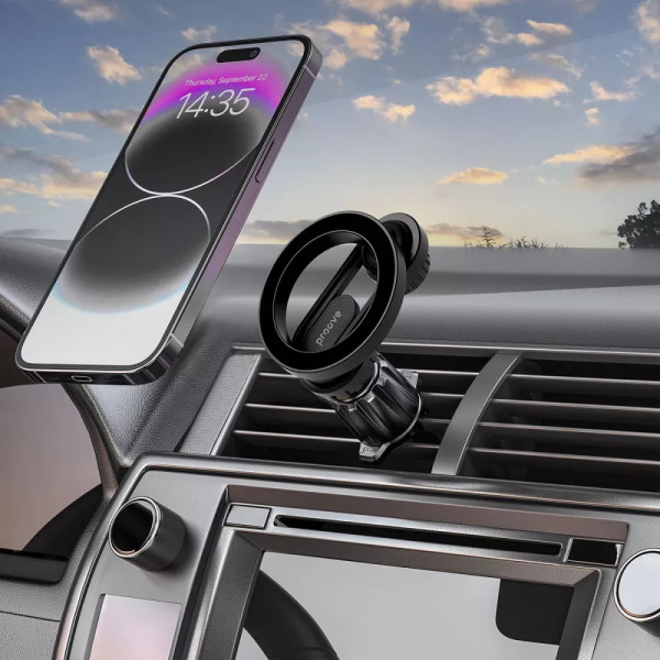 Автомобільний тримач Proove Stealth Magnetic Air Outlet Car Mount, Black (CHST00000001)