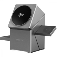 Беспроводное зарядное устройство Proove Iron Hide 3 in 1 Qi2 , Gray