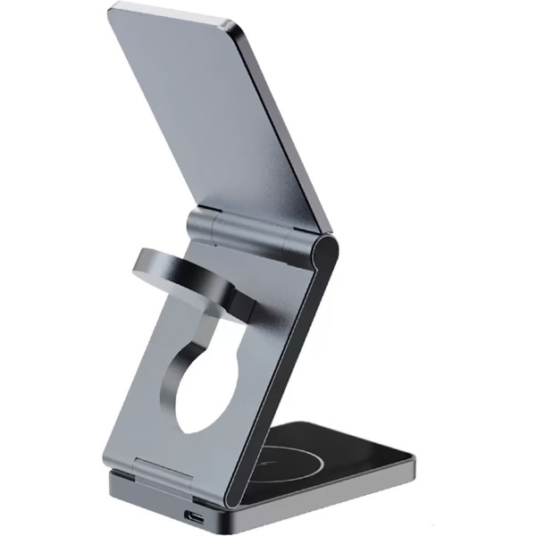 Беспроводное зарядное устройство Proove Titan Volt 3 in 1, Gray (WSTV15000003)