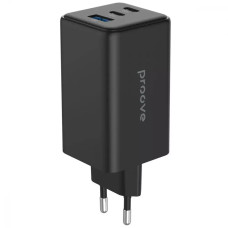 Адаптер питания Proove Pocket GaN Max 100W (2Type-C + USB), Black