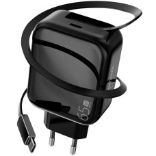 Сетевое зарядное устройство Proove Fixtape GaN Type-C 65W, Black