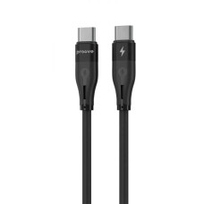 Кабель Proove Soft Silicone Type-C to Type-C Cable 60W 1m Black