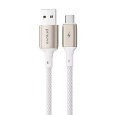 Кабель Proove Dense Metal Micro USB 2.4A 1m White
