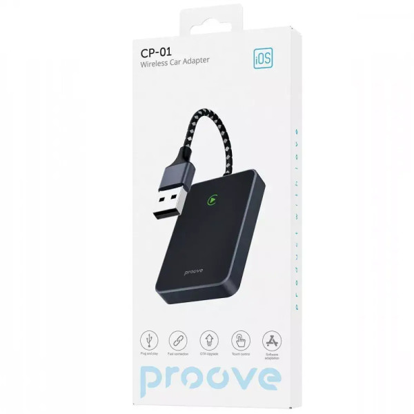 Беспроводной адаптер Proove СP-01 Wireless Car Adapter Black