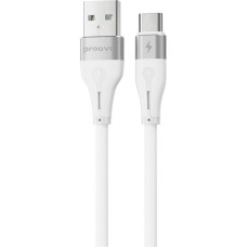Кабель Proove Soft Silicone Type-C 2.4A 1m, White