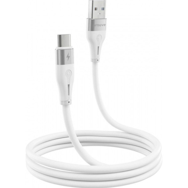 Кабель Proove Soft Silicone Type-C 2.4A 1m, White