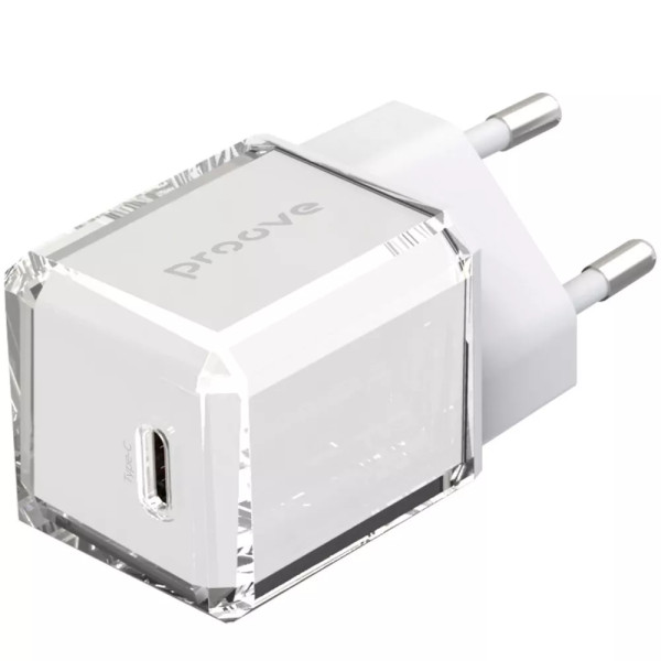 Адаптер живлення Proove Pure GaN 30W (Type-C), White