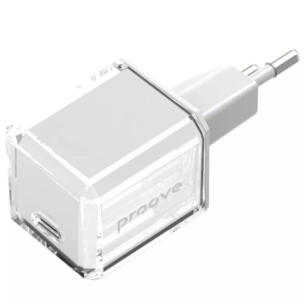 Адаптер живлення Proove Pure GaN 30W (Type-C), White