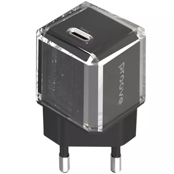Адаптер живлення Proove Pure GaN 30W (Type-C), Black