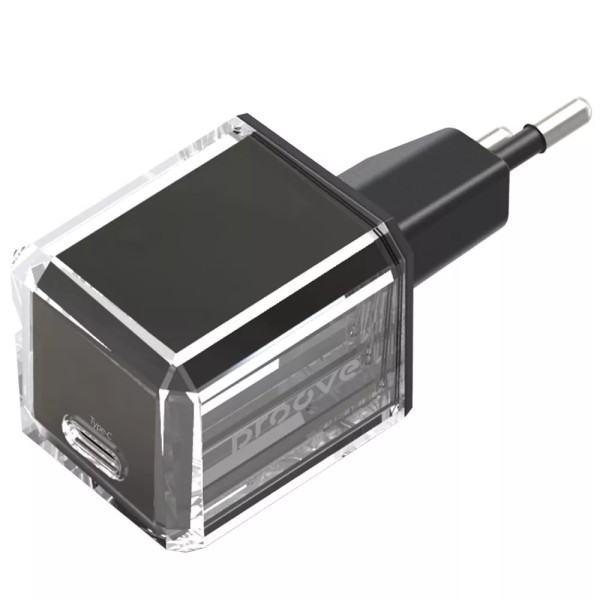 Адаптер живлення Proove Pure GaN 30W (Type-C), Black