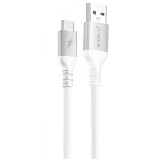 Кабель Proove ReGen Silicone USB to Type-C 3A (1m), White (CCRS27001202)
