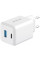 Адаптер живлення Proove Pocket GaN 45W (Type-C + USB), White (WCPG45110002)