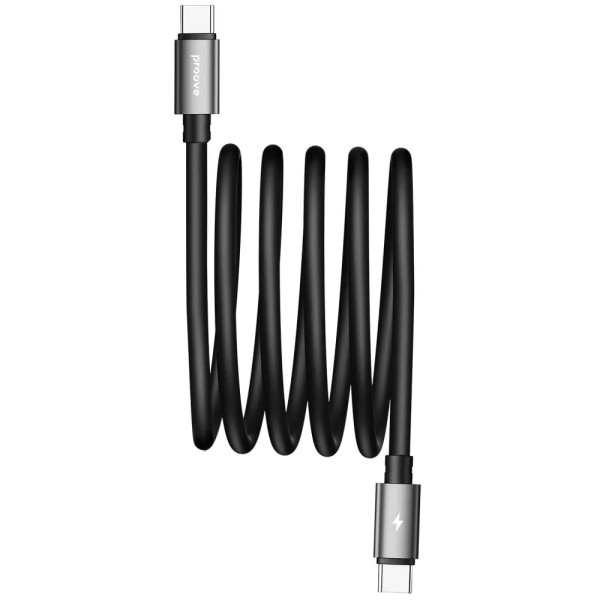 Кабель Proove Magneto Type-C to Type-C 60W (1m), Black (CCMA60002201)