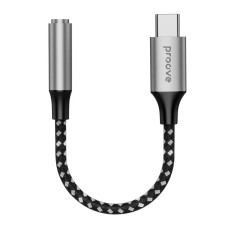 Переходник AUX Proove SoundMesh Type-C to 3.5mm, Gray