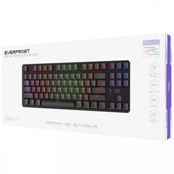 Клавиатура механическая Proove Gaming Everfrost (Ukraine Layout), Black (CKEV00000401)