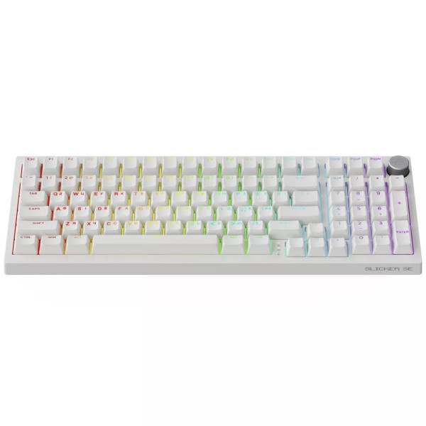 Клавиатура беспроводная Proove Gaming Slicker Special Edition (Ukraine Layout), White (WKSLSE022402)