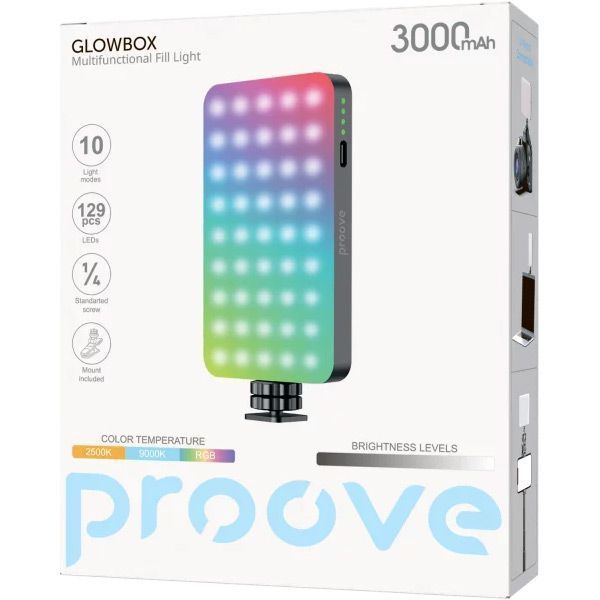 Портативный LED видеосвет Proove GlowBox