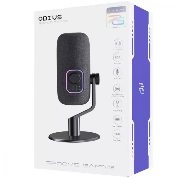 Игровой микрофон Proove Gaming Odius Black (GMOD00022401)