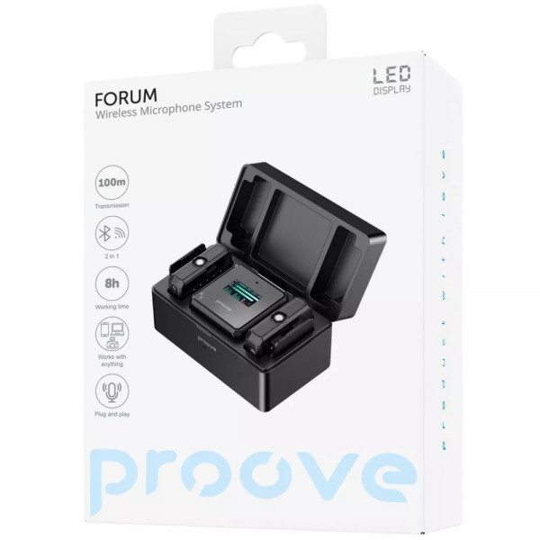 Микрофонная радиосистема Proove Forum, Black (PPWM25000201)