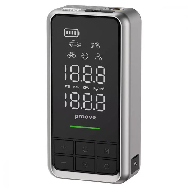 Пускозарядное устройство + насос Proove Air Jump 10400mAh 1000A, Gray