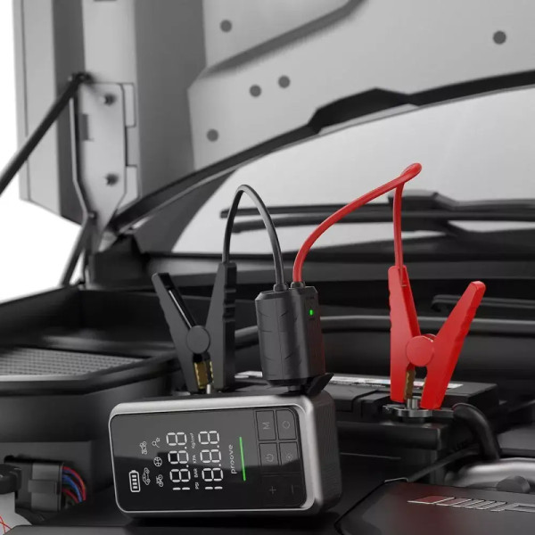 Пускозарядное устройство + насос Proove Air Jump 10400mAh 1000A, Gray