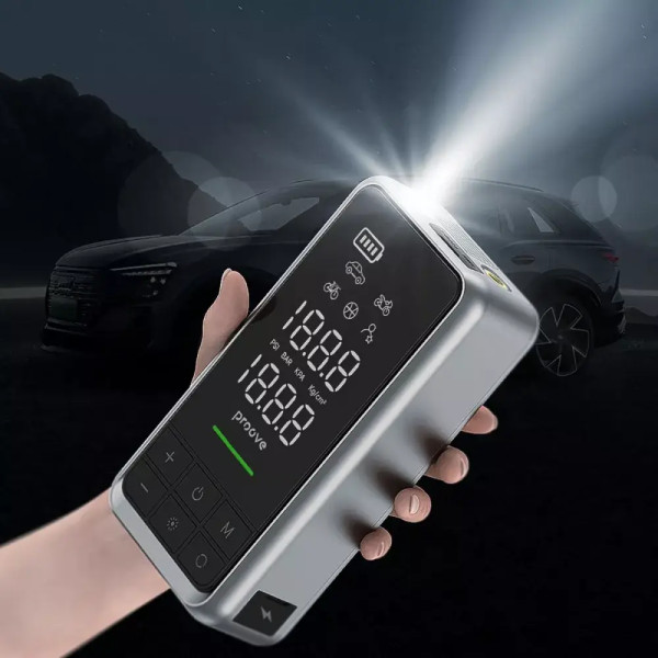 Пускозарядное устройство + насос Proove Air Jump 10400mAh 1000A, Gray