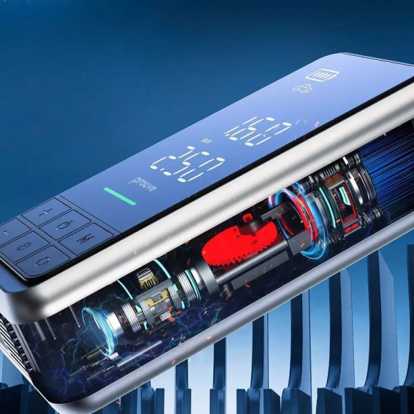 Пускозарядное устройство + насос Proove Air Jump 10400mAh 1000A, Gray