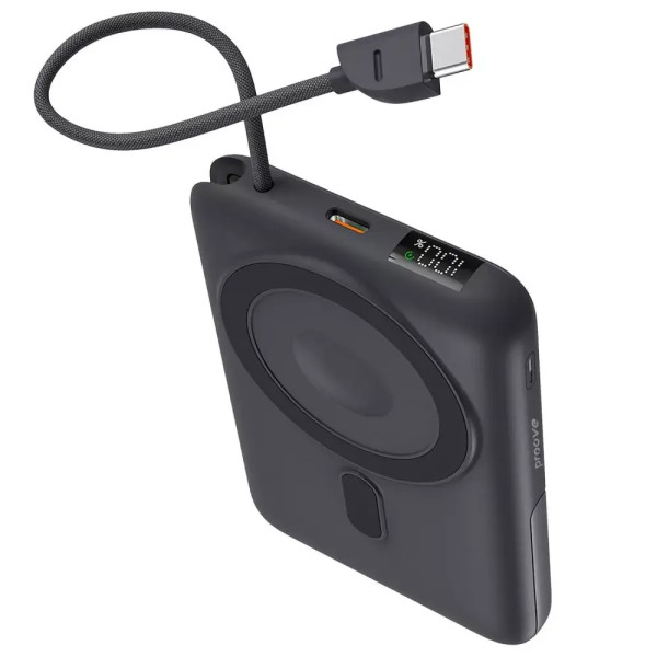 Внешний аккумулятор Proove Moon Rock 2 in 1 22.5W 10000mAh, Gray