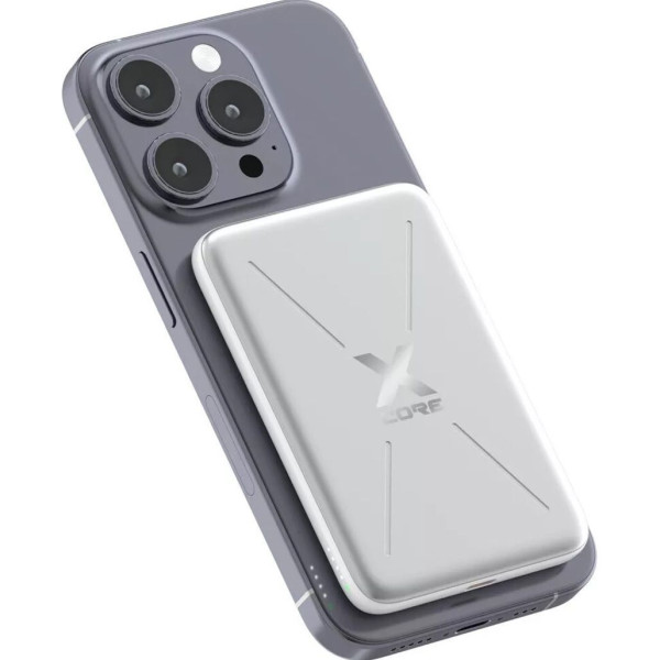 Внешний аккумулятор (павербанк) Proove X-Core 20W 5000mAh, Silver/White (PNXC20010006)