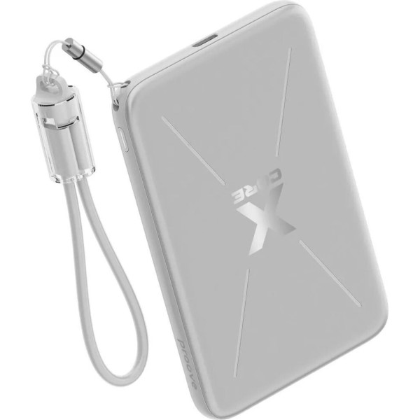 Внешний аккумулятор (павербанк) Proove X-Core 20W 5000mAh, Silver/White (PNXC20010006)
