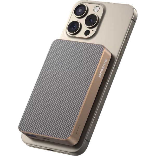 Внешний аккумулятор (павербанк) Proove Carbon Slim 22.5W 10000mAh, Sunflare (PBCS22110050)