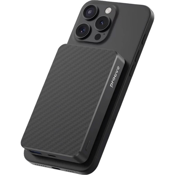Внешний аккумулятор (павербанк) Proove Carbon Slim 22.5W 10000mAh, Black (PBCS22110001)